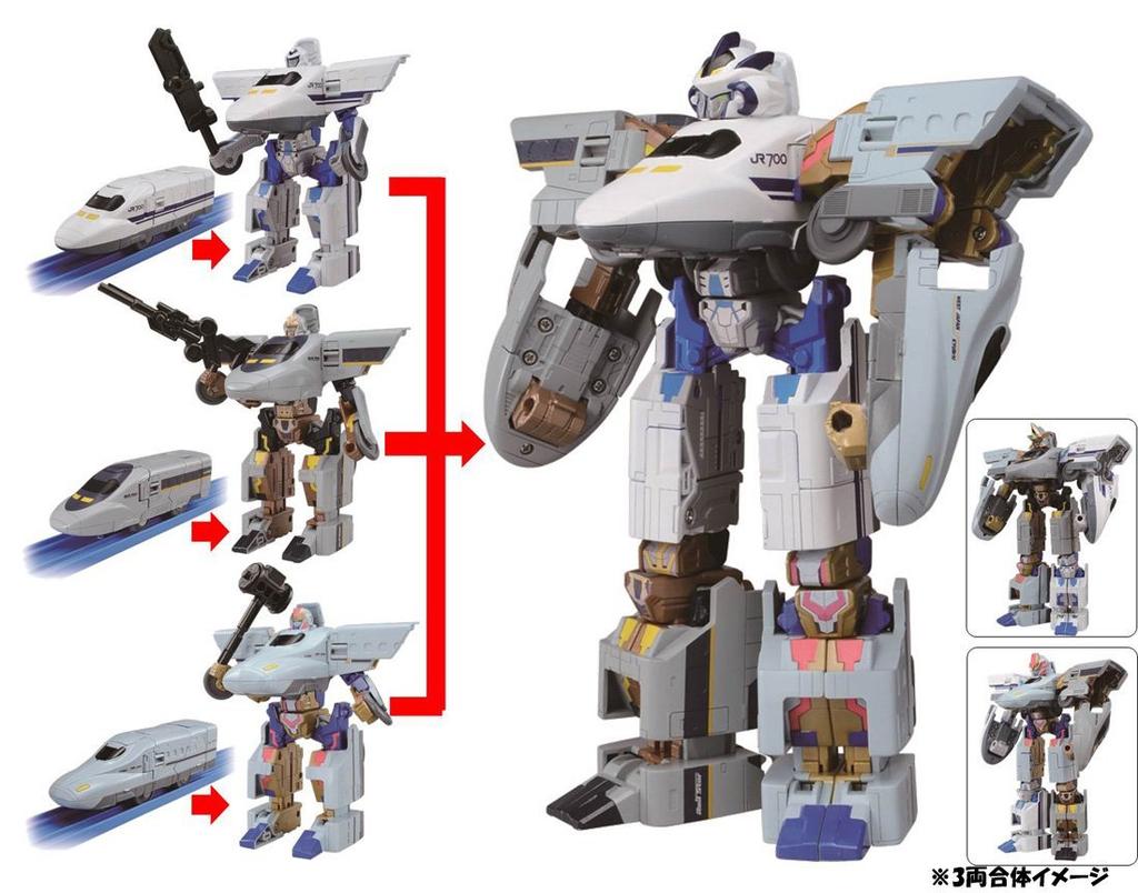 Plarail Shinkansen Transforming Robot Shinkalion 700 Hikari Rail Star