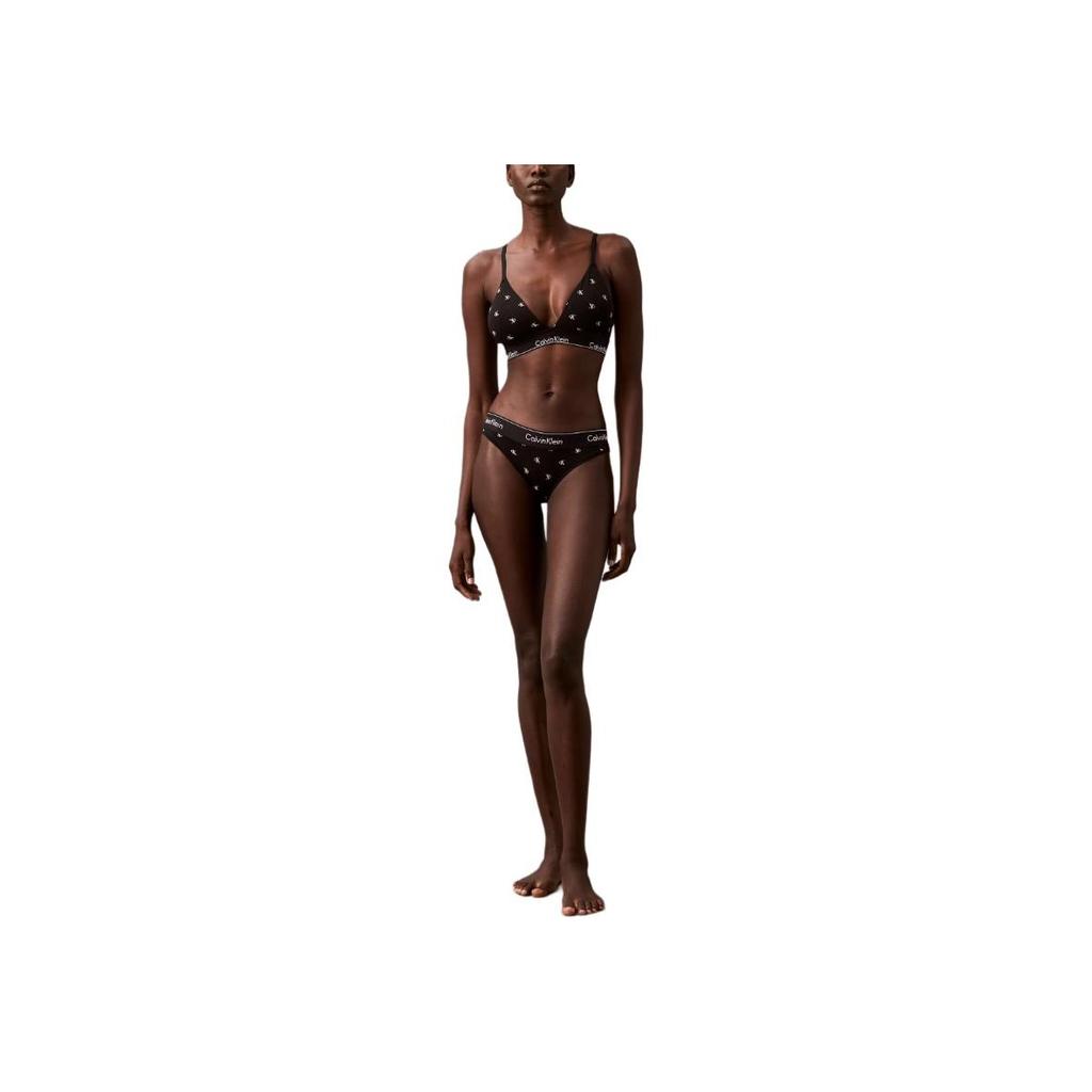 Calvin Klein Modern Attraction Wireless Detachable Padding Triangle Cup Minimalist Bra Women underwear Black QF5650-PCS