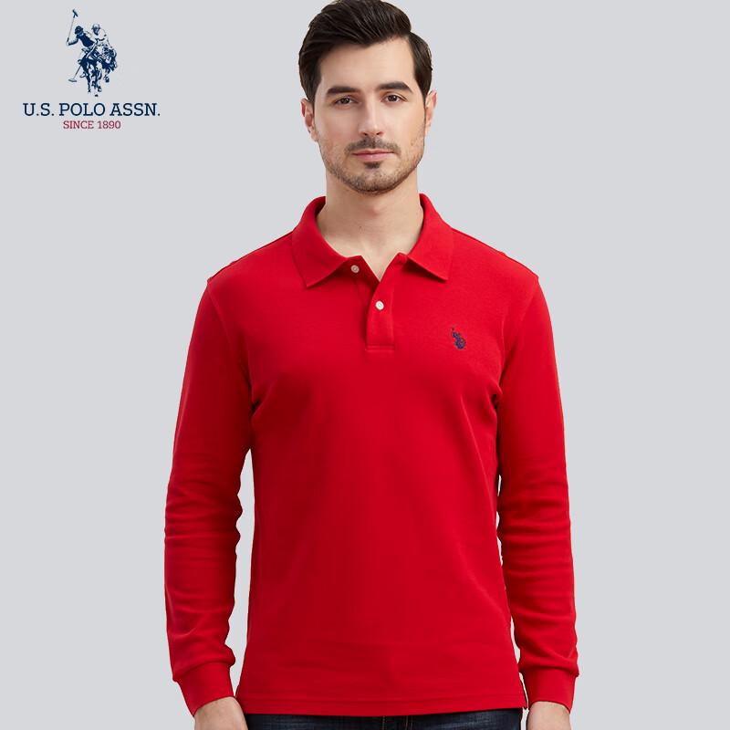 U.S. POLO ASSN. Men's Long-Sleeve Polo Shirt