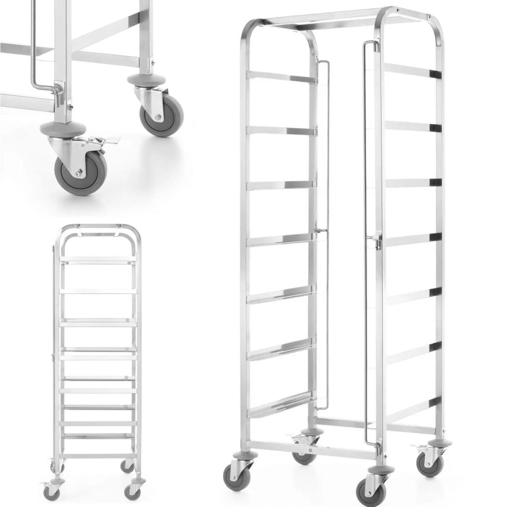 Hendi 810583 Dishwasher basket transport trolley 7 x 500x500mm