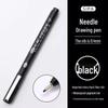Zhongbai Waterproof Fine Liner Pen Set, 0.05-0.8 mm, for Drawing, Manga, and Hand-Painting.