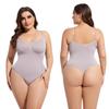 Seamless Plus Size Bodysuit: Tummy Control & Hip Lift One-Piece Shapewear