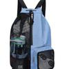Mesh Drawstring Backpack With Wet Pocket, Swim Beach Bag For Gym Workout Sports Gear