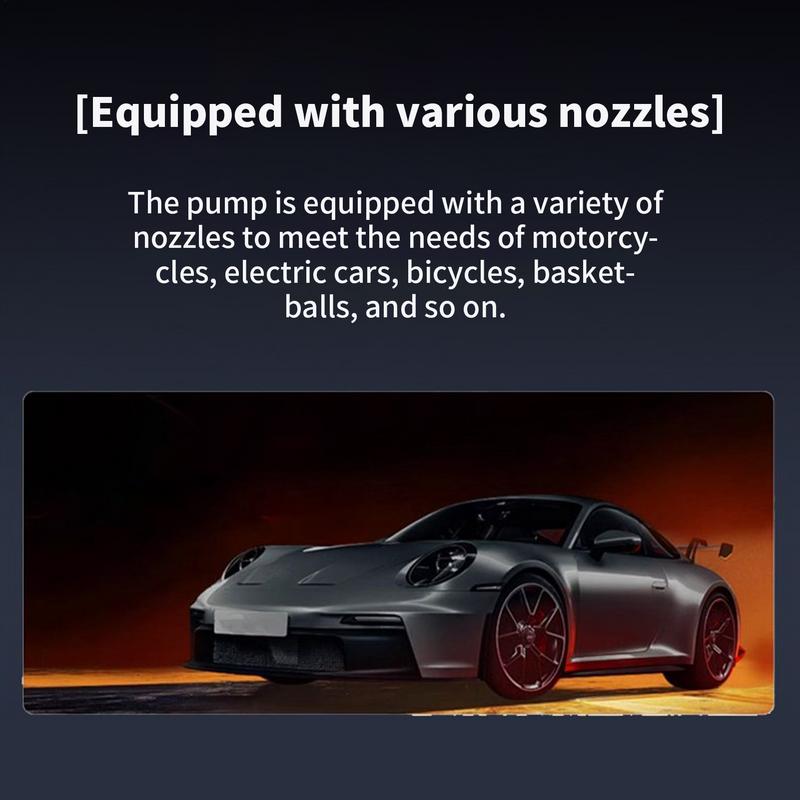 Air Pump For Bikes Tires Rechargeable Air Pump Portable Inflator Pump Inflator Air Pump Tire Air Compressor For Home Family