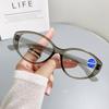 Clear Reading Glasses for Women Fashion Ellipse Anti-fatigue Presbyopic Glasses Female Finished Farsighted Eyewear +1.0 To +4.0