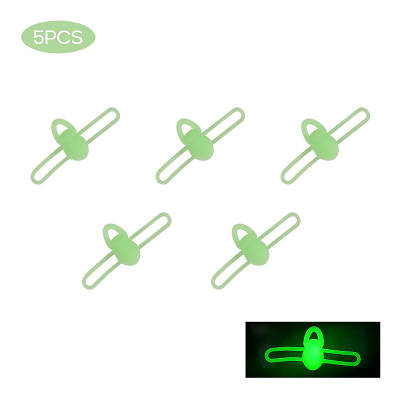 5Pcs Lure Hook Keeper High Elastic Silicone Bait Hook Holder Mini Lure Holder Jig Hooks Safe Keeping For Fishing Rod