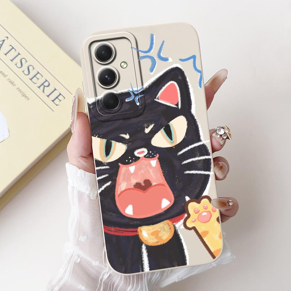 For Samsung Galaxy C55 M55 F55 5G Cute Panda Rabbit Cartoon Soft Silicon Case For Samsung C55 M55 F55 Shockproof Phone Cases