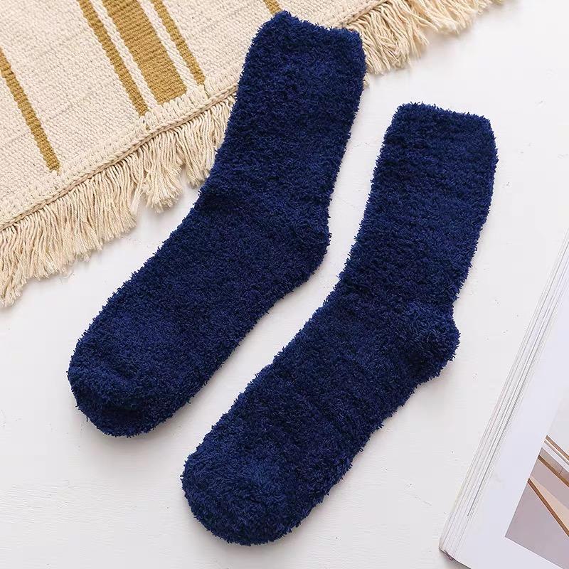 1/3Pairs Men Super Thick Coral Fleece Socks High Quality Home Floor Warm Winter Cold Snow Boot Socks Cotton Plush Thermal Sock