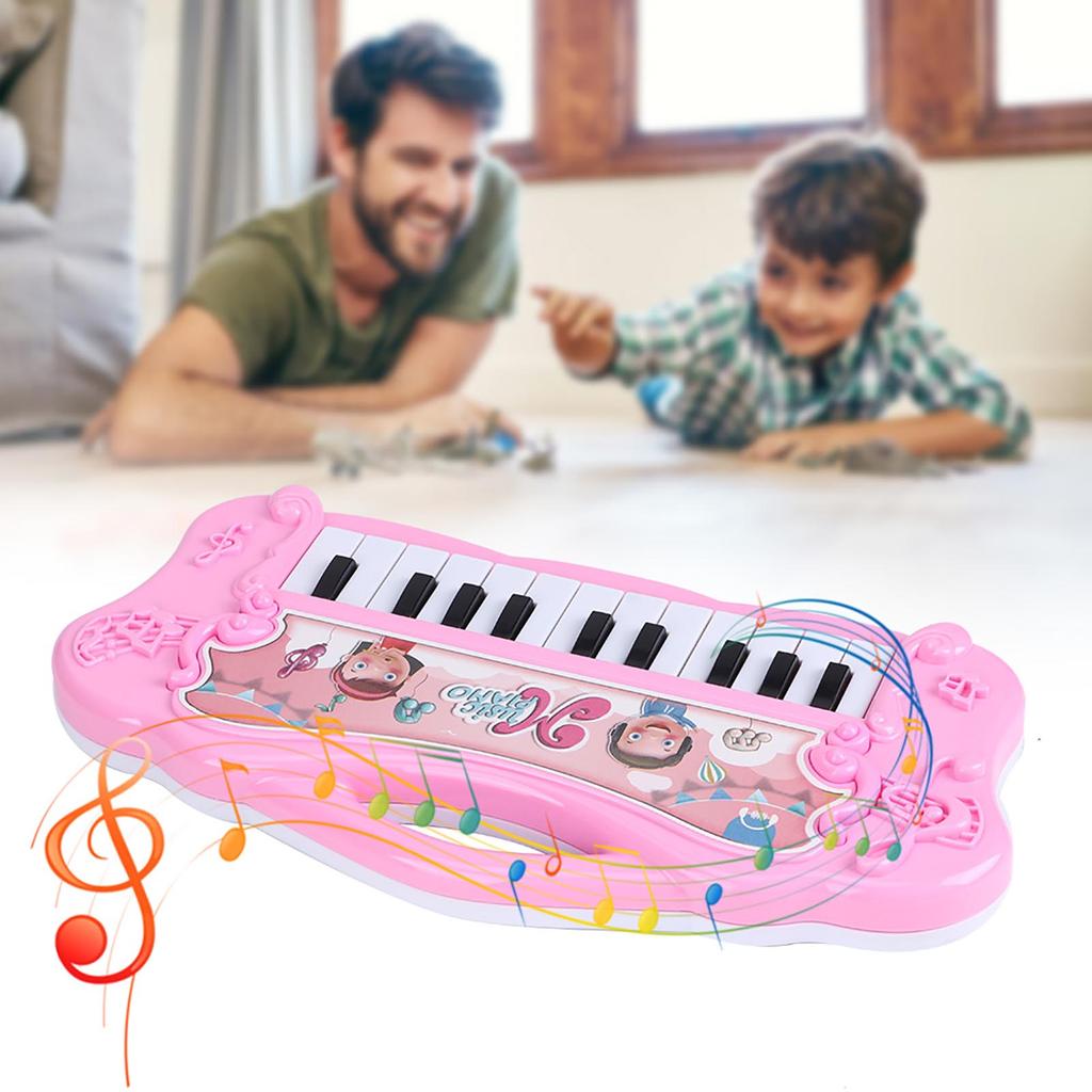 Elektronisches Klavierspielzeug Baby Kinder Früherziehung Kindheit Musikspielzeug Mädchen GeschenkPink