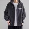 American Trendy Brand Men's Jacket Spring and Autumn 2026 New Sports Hooded Cardigan Sweater Boys Clothes Jacket