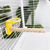 Wear-resistant Bird Cage Feeder Interactive Bird Perch Stand Parrot Standing Pole  For Cage