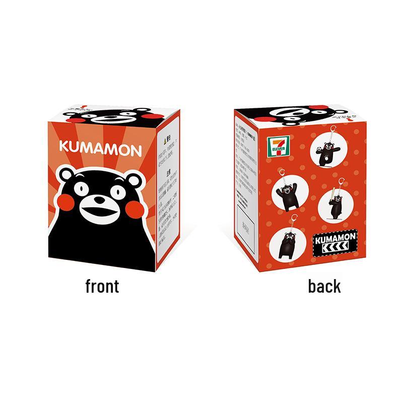 

Оригинальный брелок Кумамон в слепой коробке: Трендовая игрушечная фигурка, милая кукла, настольное украшение Original Licensed Figurine