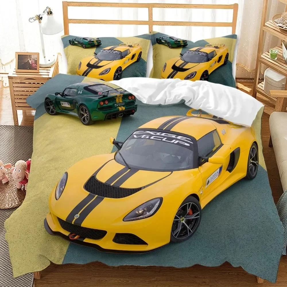 Race Car Sports Car Supplies Set Duvet Cover Set Bedding Sets For Adults Bed With Pillowcases No Filling Luxury Birthday Gifts