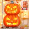 Светящиеся тыквенные фонари на Хэллоуин для украшения торгового центра и двора