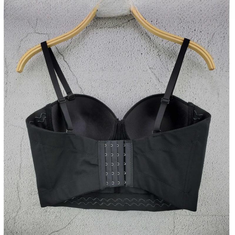 Chain-detail Strapless Tank Top with A Retro Design Slimming and Stylish Women's Top Camis & Tank Tops