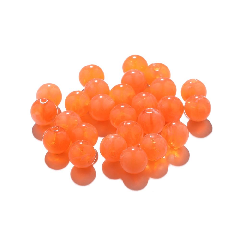 100-200Pcs Colorful Round Imitation Natural Stone Bead Loose Spacer Bead For DIY Necklace Bracelet Jewelry Making Supplies