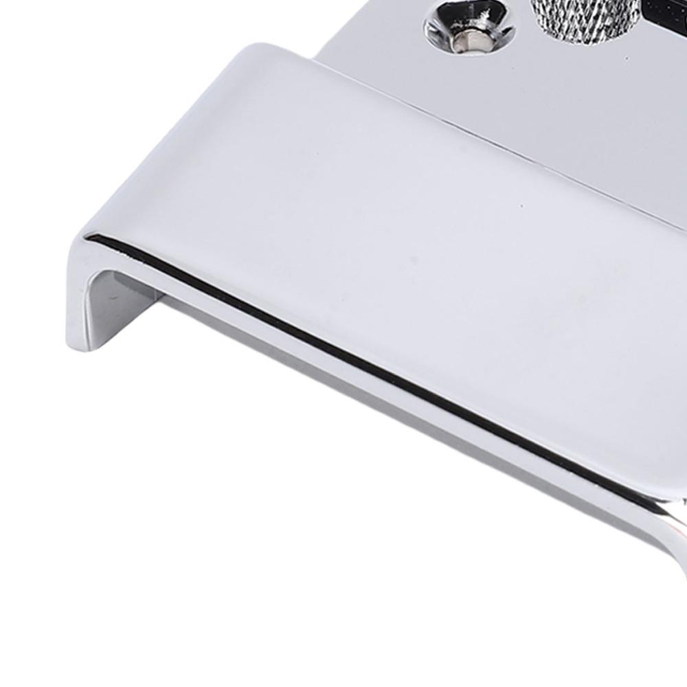 Silver Bass Bridge Metal Saddle Bridge Premium Bass Guitar Bridge  For Guitar Repair
