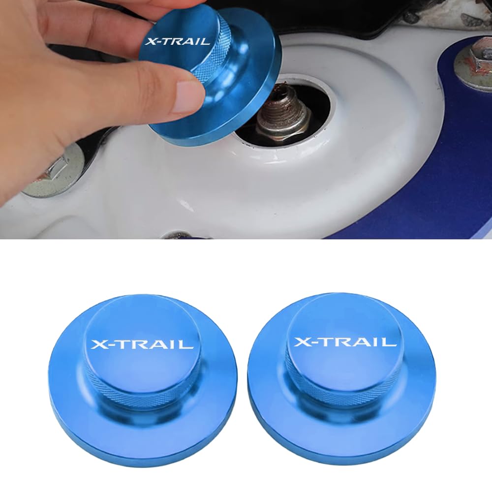 

KOKATO Nissan X-Trail T32 T33 Крышка стойки Алюминиевый сплав Антисептический Водонепроницаемый Пыленепроницаемый Долговечный синий