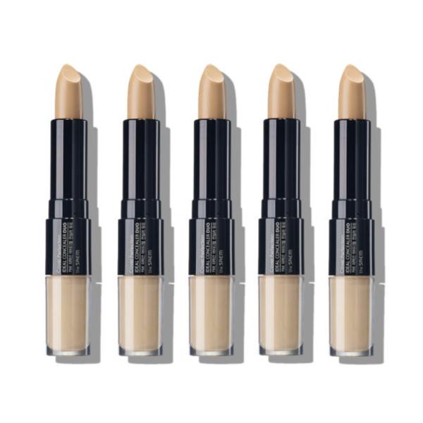 The Saem Cover Perfection Ideal Concealer Duo 4.2g (Stick) + 4.5g (Tip)  (3 Options)