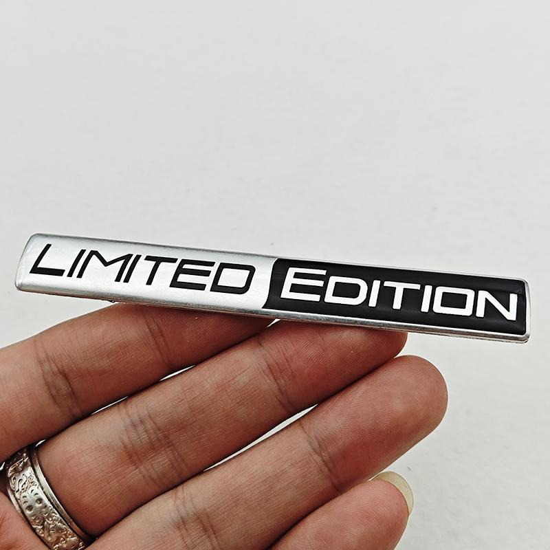 Limited Edition Emblem 3D Aluminum Badges Decal Sticker Auto Racing Sport Emblem For Rear Trunk Side Fender Car Motorcycle