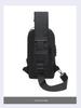 Men's Multifunctional Crossbody Bag with Anti-theft Lock - Versatile Chest and Shoulder Bag with Modern Texture.