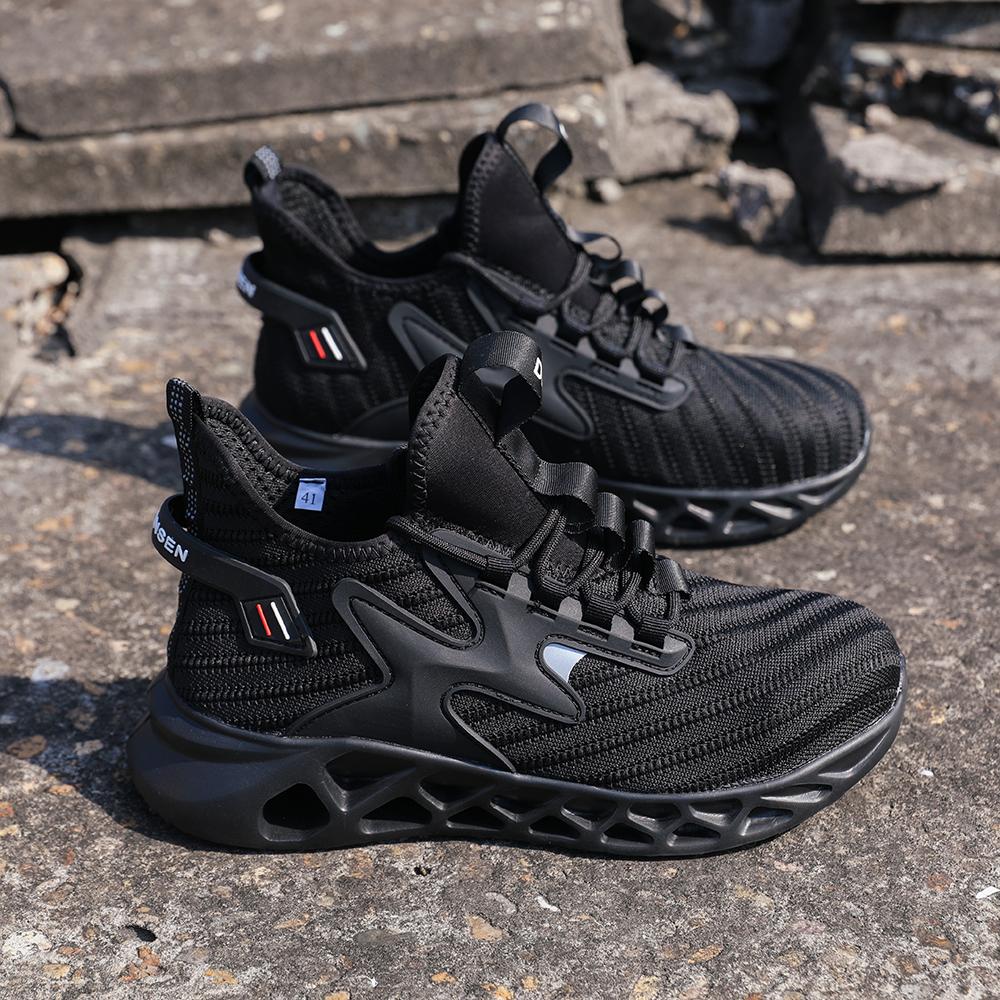 Light Breathable Safety Boots Men Work Sneakers Anti-Smash Indestructible Steel Toe Protective Anti-Puncture Work Safety Shoes