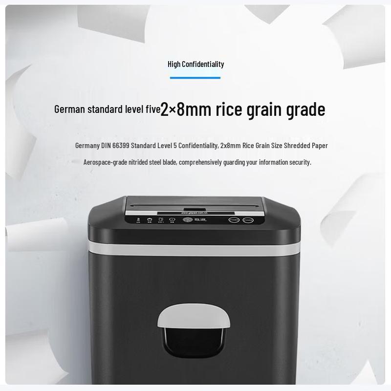 GEPAD Commercial Auto-Feed 5-Level Security Paper Shredder CN plug (adapter included)