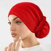 Einfarbiges Polyester-Kopfbedeckung für Damen ohne Schirm für den täglichen bescheidenen Stil