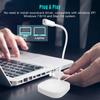 Adjustable Neck Wired Microphone 360 Degrees Omnidirectional Desktop Computer Mic  Streaming Use