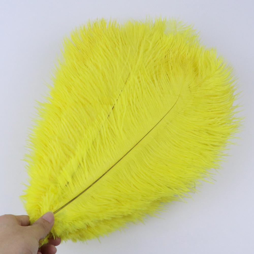 10Pcs Green Ostrich Feathers for Crafts 15-35cm Handicraft Accessories DIY Plume Starry Wedding Mask Handmade Centerpieces Decor