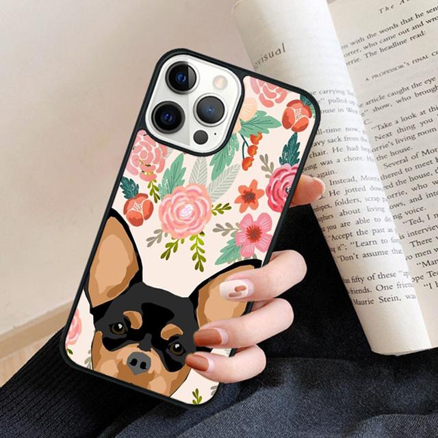 

Chihuahua Cute Dog Puppy Phone Case Back Cover for iPhone 17 Air 16 15 14 13 11 12 Pro Max Plus Fundas Coque iPhone 13