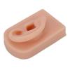 Silicone Ear Model Soft Flexible Right Ear Reusable Human Ear Model for Ear Piercing Training And Earrings Display Dark