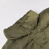 Vans Stand Collar Soft Comfortable Solid Color Zipper Long Sleeve Jacket Unisex Jackets Army-Green VN000P32KCZ