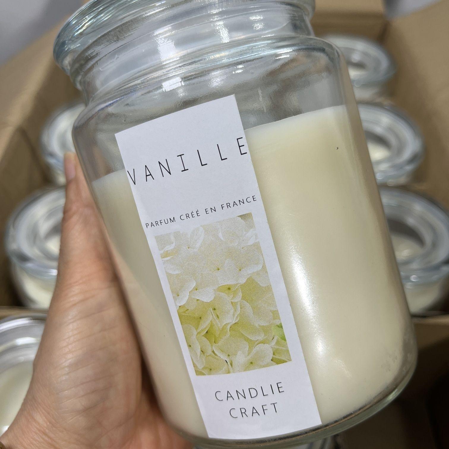 

Aroma Candle, 500g Sealed Glass Cup with Lid, Multi-Scent Options, New/Old Labels Random