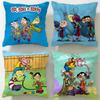 Classic Cartoon Ed Edd N Eddy Cushion Cover Soft  EasyWash Pillow Case  Versatile for Couch Bed Travel and Office