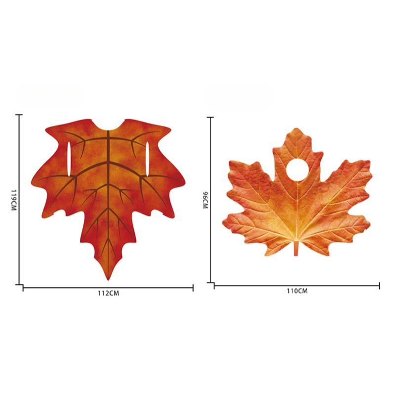 Spring and Autumn Maple Leaf Cosplay Stage Performance Clothes New Sponge Digital Printing Props Role-playing Dress Up Costume