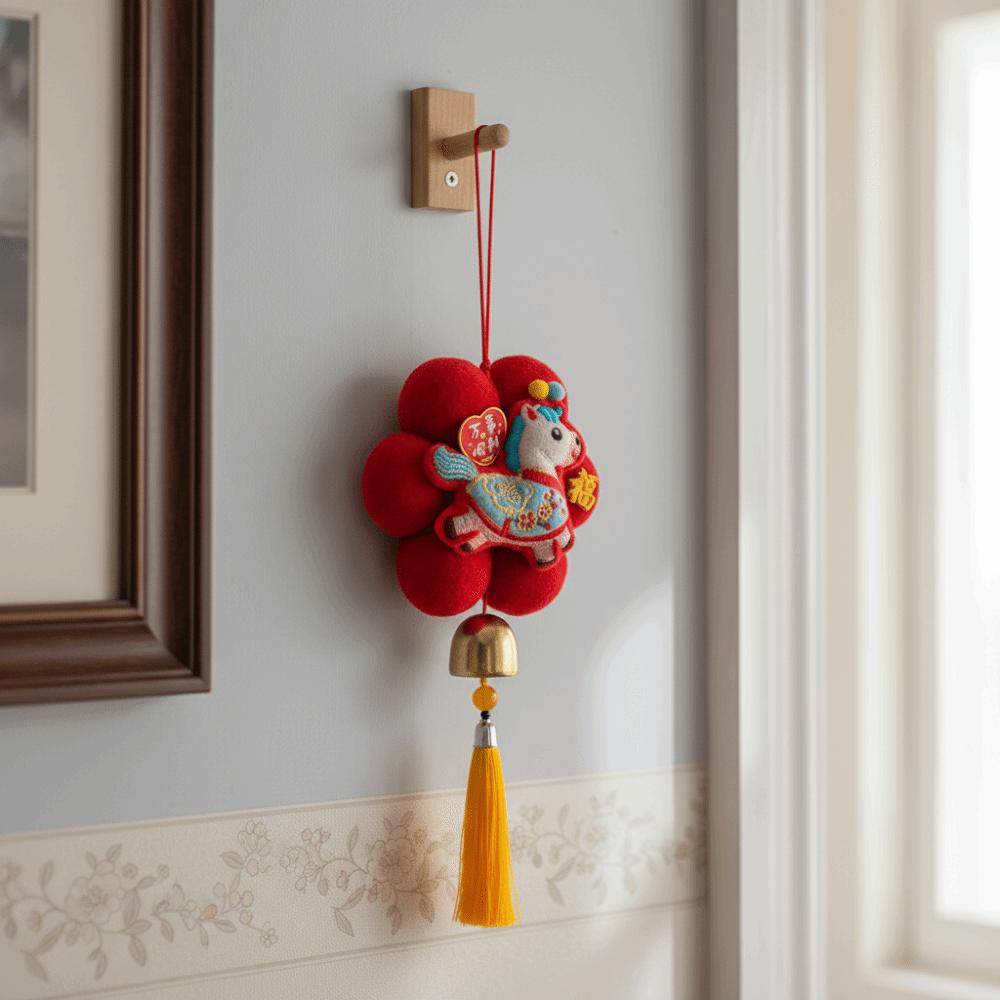 Chinese Zodiac New Year Decoration Handmade Plush Decoration  Atmosphere Decoration