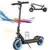 TODIMART D8 Elektrická terénna kolobežka pre dospelých: Dojazd 50 km, Motor 800 W, Batéria 48 V 13 Ah/18,2 Ah, Dvojité odpruženie, Aplikácia Bluetooth.