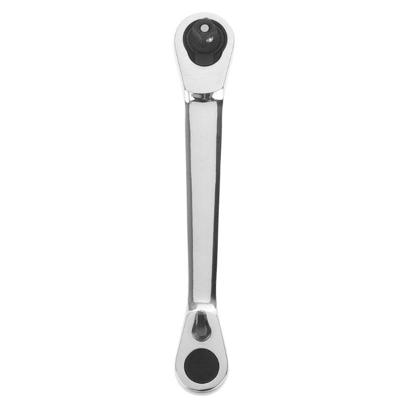 1/4" Dual for Head Square Ratchet Socket Wrench Bit Driver Screwdriver 72-To top sale