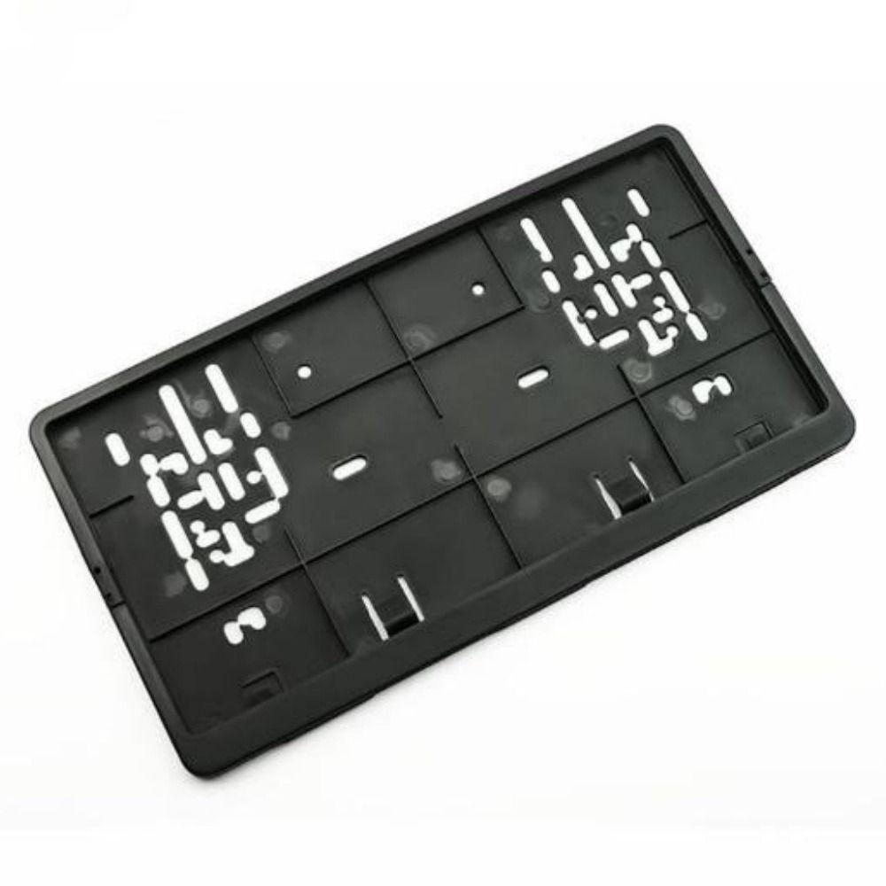 New European Standard License Plate Holder 3 Styles Black Protecting License Plates Plastic PP License Plate Support License Plate Covers Frames 6