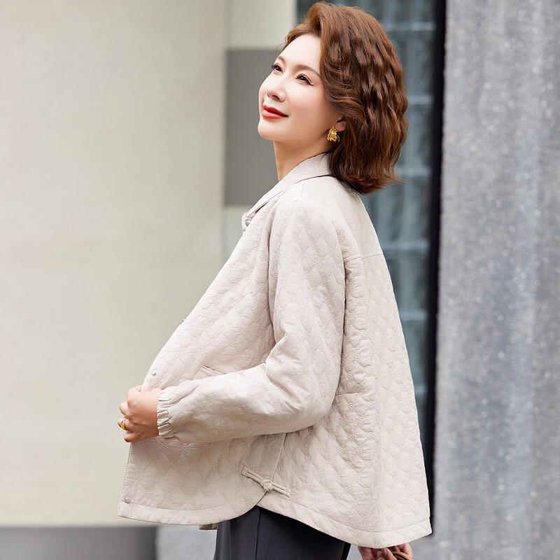 

Женская осенняя куртка с лацканами 2XL