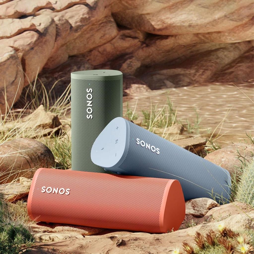 Sonos Roam Tragbarer Lautsprecher, Bluetooth-kompatibel, Sunset Sunset Orange, WLAN