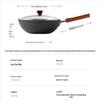 Chuidahuang 32cm Gietijzeren Wok