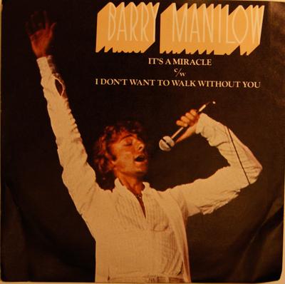 7-Zoll-Schallplatte BARRY MANILOW - It's A Miracle / I Don't Want To Wa ARIST337 Arista 1980 UK Pop Gebraucht