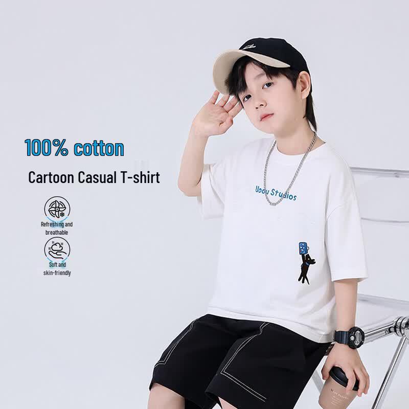 

Boys Cotton Short Sleeve T-Shirt 160