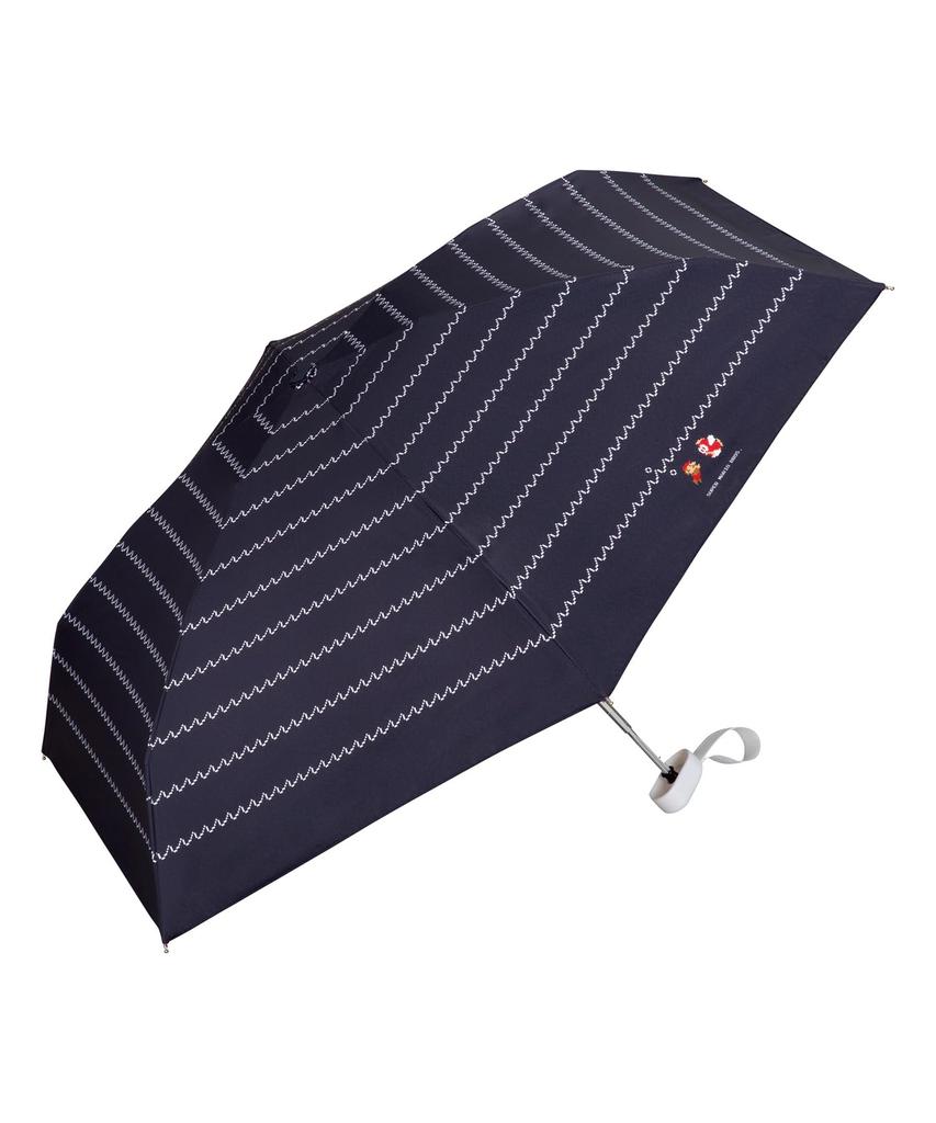 Sun Mini Super Mario UV Heat For Sunny and Rainy Folding For [2025] Wpc. Umbrella, Shading, Brothers, Navy, 100% Shading, 100% Protection, UPF50+,