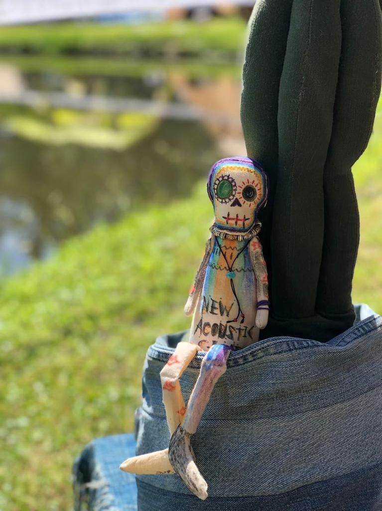 Canvas Doll Soft Painted Pony Medium 18 x 18 x 6cm Message Colored Paper Gift Present Art Workshop Present Get Well Gift Celebration