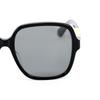 Gucci Letter Decorated Irregular Shape Sunglasses Unisex Sunglasses Black GG1189SA-002