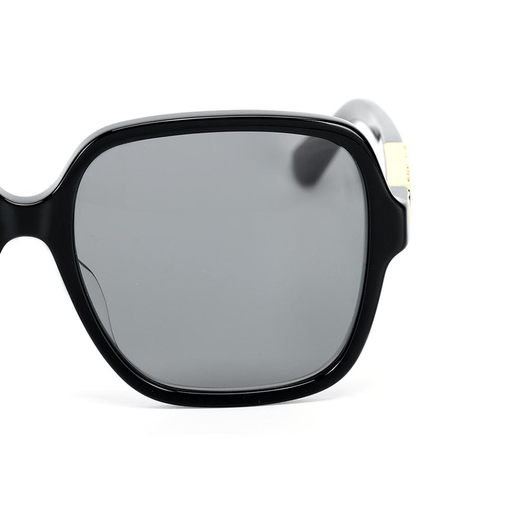 Gucci Letter Decorated Irregular Shape Sunglasses Unisex Sunglasses Black GG1189SA-002