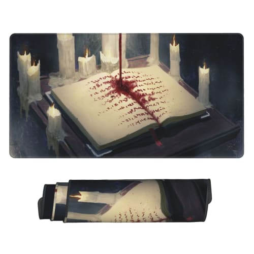 MTG Playmat, TCG Playmat, Board Game Playmat, Trading Card Game Playmat, Desk Mat, Pad, Hand-Painted Original Artwork, Stitched Edge (35x60cm)